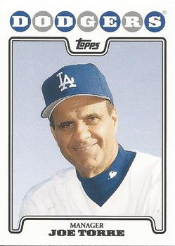 2008 Topps Los Angeles Dodgers #LAD14 Joe Torre Front