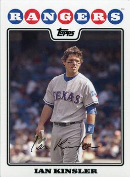 2008 Topps Texas Rangers #TEX4 Ian Kinsler Front