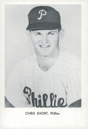 1966 Sports Service Philadelphia Phillies Set A #NNO Chris Short Front