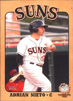 2012 Choice Hagerstown Suns #21 Adrian Nieto Front