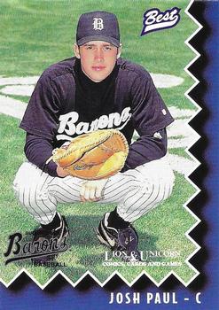 1997 Best Birmingham Barons #2 Josh Paul Front