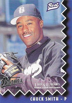 1997 Best Birmingham Barons #8 Chuck Smith Front