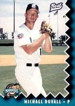 1997 Best Brevard County Manatees #12 Michael Duvall Front