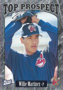 1997 Best Carolina League Top Prospects #8 Willie Martinez Front