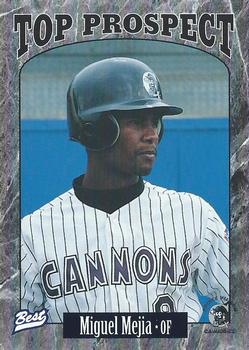 1997 Best Carolina League Top Prospects #11 Miguel Mejia Front