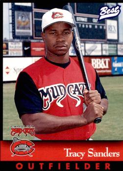 1997 Best Carolina Mudcats #24 Tracy Sanders Front