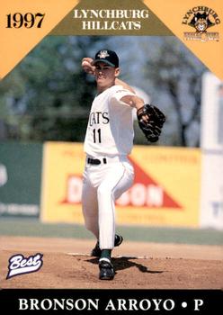 1997 Best Lynchburg Hillcats #3 Bronson Arroyo Front