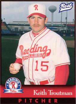1997 Best Reading Phillies #26 Keith Troutman Front