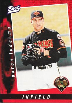 1997 Best Rochester Red Wings #17 Aaron Ledesma Front