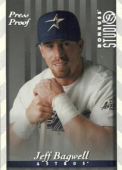 1997 Studio - Press Proofs Silver #102 Jeff Bagwell Front
