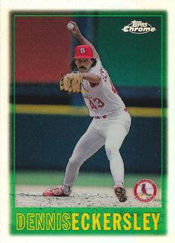 1997 Topps Chrome - Refractors #134 Dennis Eckersley Front