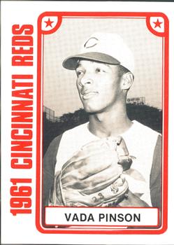 1980 TCMA 1961 Cincinnati Reds #003 Vada Pinson Front