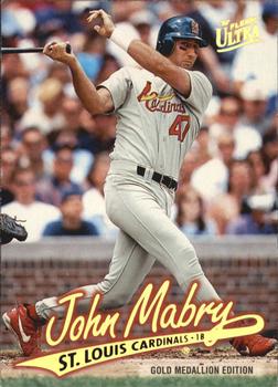 1997 Ultra - Gold Medallion #G274 John Mabry Front