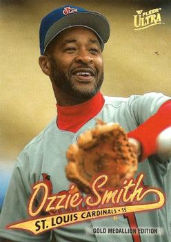 1997 Ultra - Gold Medallion #G276 Ozzie Smith Front