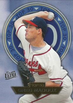 1997 Ultra - Top 30 #7 Greg Maddux Front