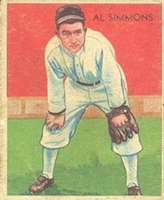 1934-36 National Chicle Diamond Stars (R327) #2 Al Simmons Front