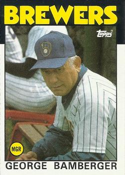 1986 Topps #21 George Bamberger Front