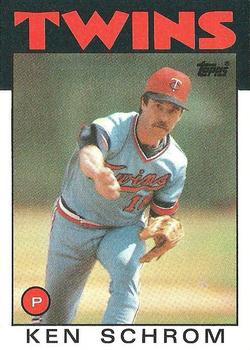 1986 Topps #71 Ken Schrom Front