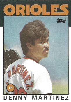 1986 Topps #416 Denny Martinez Front