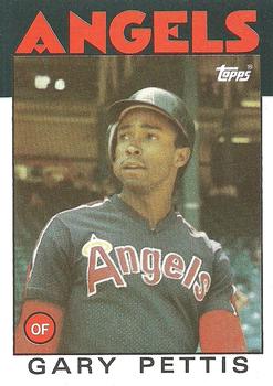 1986 Topps #604 Gary Pettis Front
