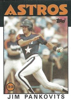 1986 Topps #618 Jim Pankovits Front