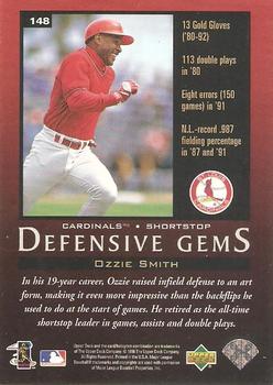 1997 Upper Deck #148 Ozzie Smith Back