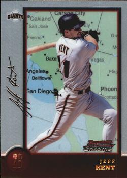 1998 Bowman Chrome - International #8 Jeff Kent Front