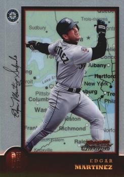 1998 Bowman Chrome - International #19 Edgar Martinez Front