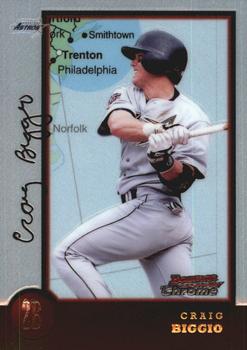 1998 Bowman Chrome - International #37 Craig Biggio Front