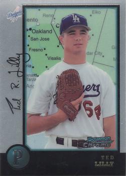 1998 Bowman Chrome - International #183 Ted Lilly Front