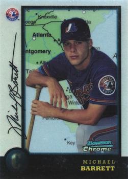 1998 Bowman Chrome - International Refractors #79 Michael Barrett Front