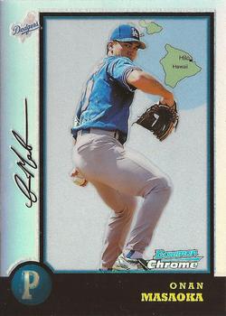 1998 Bowman Chrome - International Refractors #388 Onan Masaoka Front