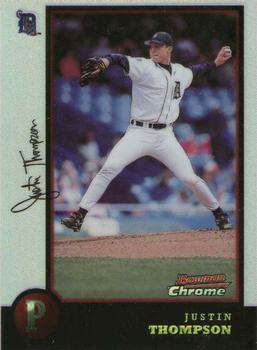 1998 Bowman Chrome - Refractors #32 Justin Thompson Front