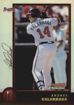 1998 Bowman Chrome - Refractors #276 Andres Galarraga Front