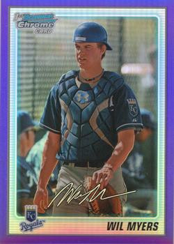 2010 Bowman Chrome - Prospects Purple Refractors #BCP117 Wil Myers Front