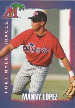 1999 Fort Myers Miracle #NNO Manny Lopez Front