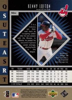 1998 Collector's Choice - StarQuest Double #SQ11 Kenny Lofton Back