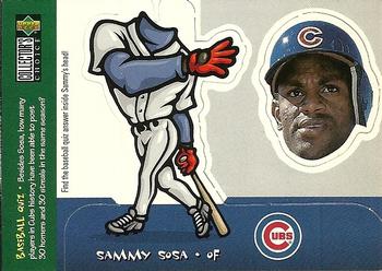 1998 Collector's Choice - Mini Bobbing Heads #9 Sammy Sosa Front