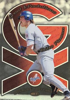 1998 Donruss Preferred - Great X-Pectations #15 Mike Piazza / Todd Greene Front