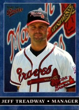 1999 Multi-Ad Macon Braves #NNO Jeff Treadway Front