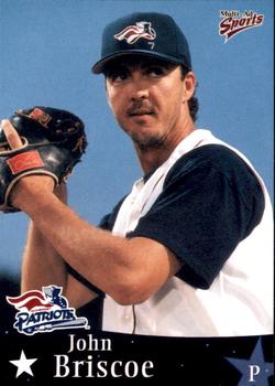 1999 Multi-Ad Somerset Patriots #4 John Briscoe Front