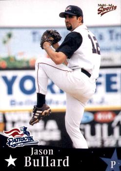 1999 Multi-Ad Somerset Patriots #5 Jason Bullard Front