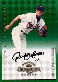 1998 Donruss Signature - Signature Series Millennium Marks Autographs #NNO Roberto Alomar Front