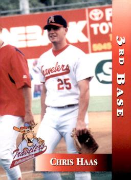 1998 Arkansas Travelers Highlights #6 Chris Haas Front