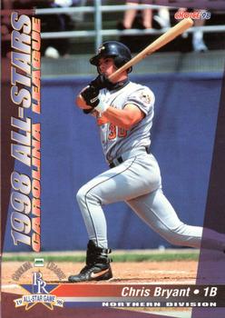 1998 Choice Carolina League All-Stars #11 Chris Bryant Front