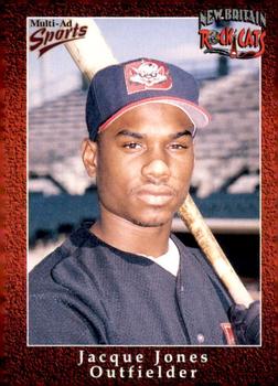 1998 Multi-Ad New Britain Rock Cats #16 Jacque Jones Front