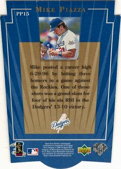 1997 Upper Deck - Power Package #PP15 Mike Piazza Back