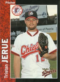 1998 Multi-Ad Peoria Chiefs #11 Tristan Jerue Front