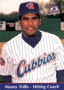1998 Rockford Cubbies #NNO Manny Trillo Front