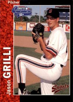 1998 Multi-Ad Shreveport Captains #1 Jason Grilli Front